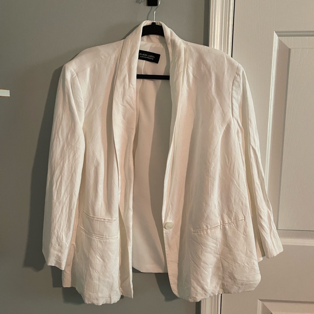 White House Black Market Cream Women's Blazer